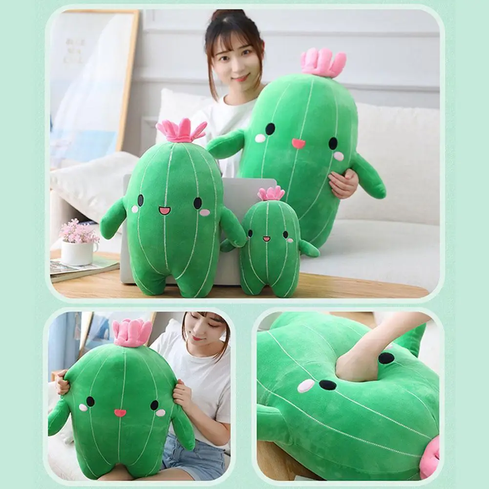 

25cm Cartoon Cactus Plush Toys Kawaii Stuffed Soft Baby Toys Doll Classic Gifts Birthday Kids For Children D7R5