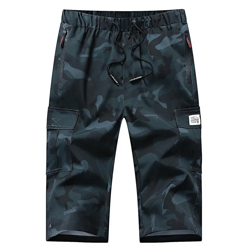 Брюки мужские камуфляжные до щиколотки повседневные Джоггеры в стиле милитари