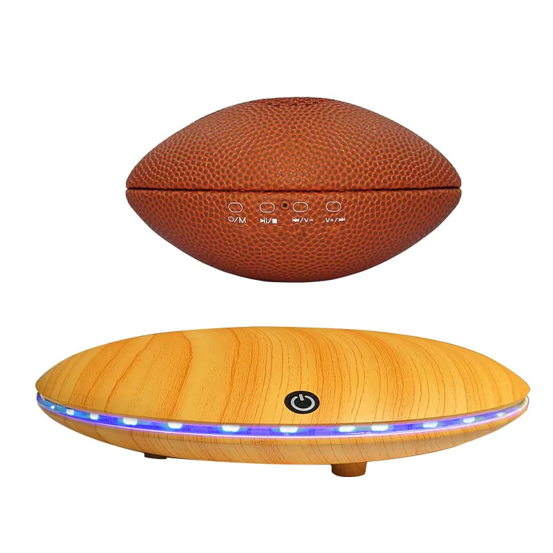 Умные Bluetooth-колонки в стиле регби Магнитная подвеска супер бас 360 ° стерео TWS