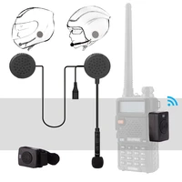 Walkie Talkie Hands-Free Helmet Bluetooth Headset K M Type Wireless Headphones For Motorcycle Locomotive Earpiece Earphone