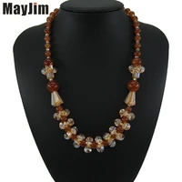 statement vintage necklace fashion women crystal beads chain candy manual establishment necklaces pendants jewelry accessories