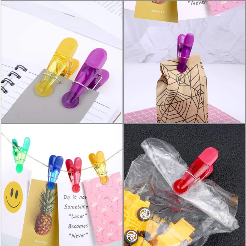 

7PCS Plastic Magnet Sealing Clip For Food Storage Bag Household Fridge Magnets For Home Kitchen