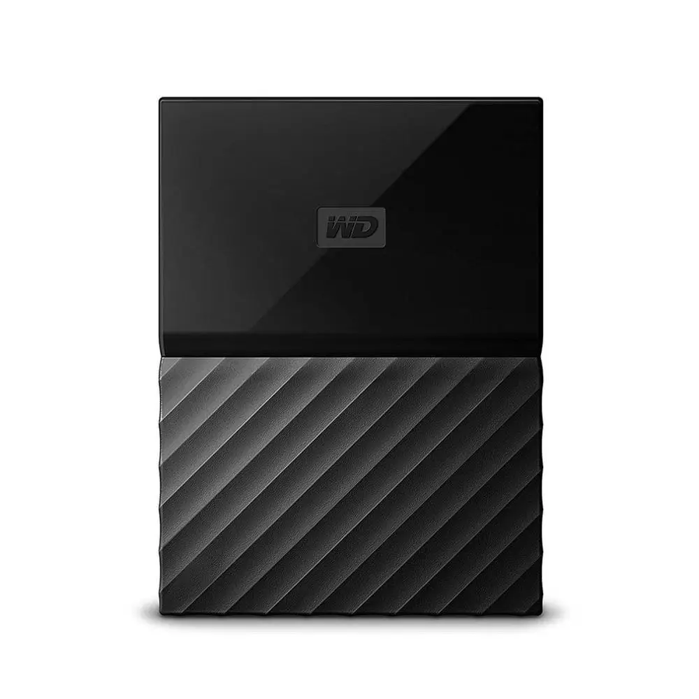 Черный Western Digital Портативный HDD 1 ТБ USB 3,0 внешний жесткий диск с кабелем HDD с шифрованием для окна Mac - Цвет: Черный