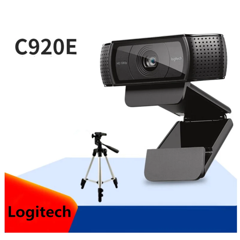 Оригинальная веб камера Logitech C920e HD 1080P широкоформатная для видеозвонков и записи