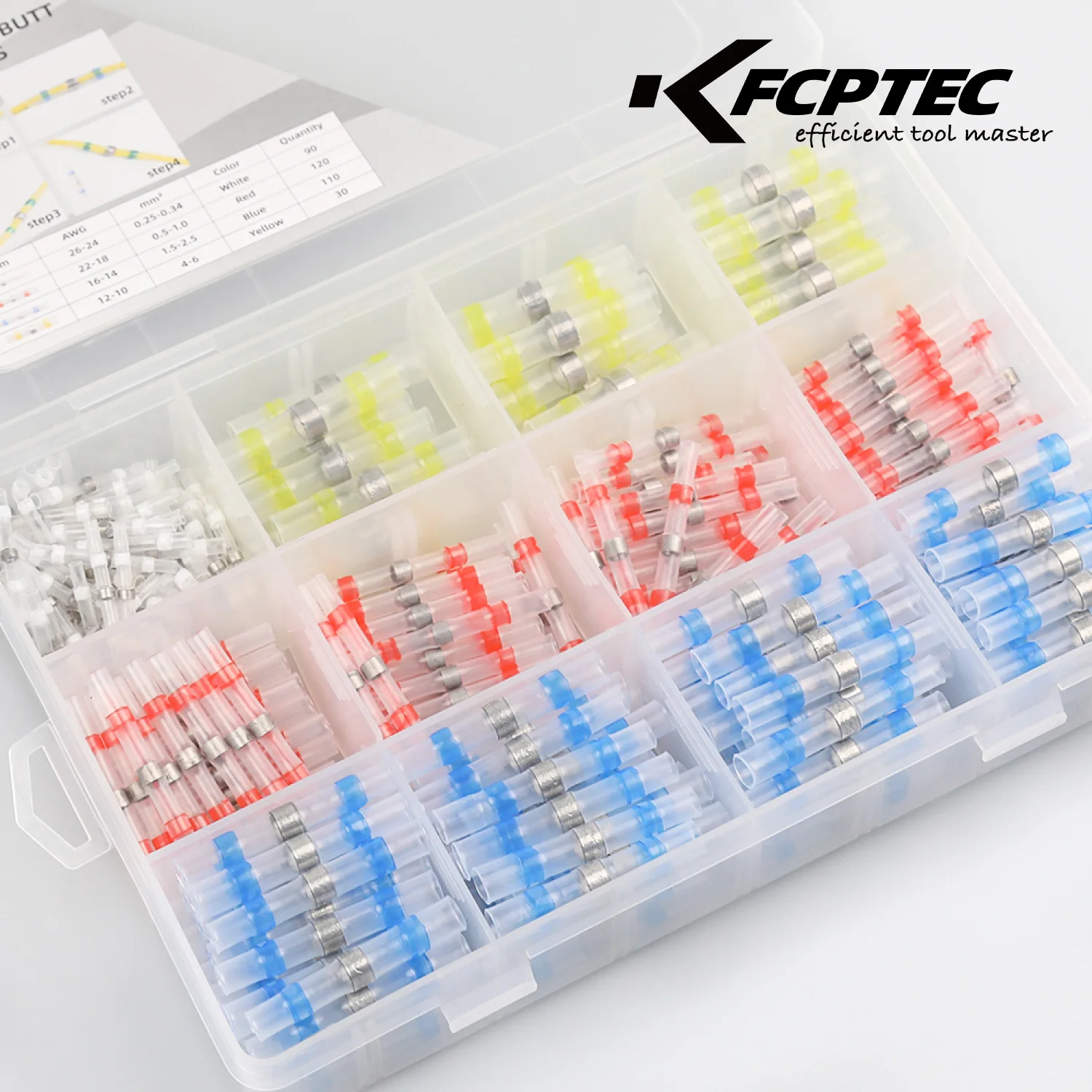 350 шт. термоусадочные трубки для быстрого подключения|Терминалы| |