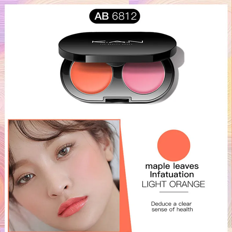 

Matte Lightweight Blush Face Mineral Pigment Blusher Powder Natural Waterproof Oil-control Rouge Cheek Blusher Cosmetics TSLM2