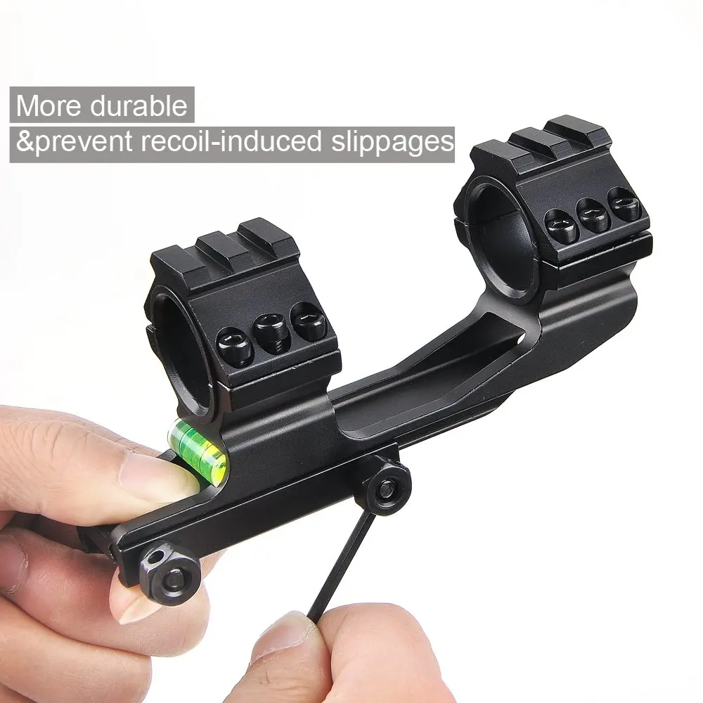 

BESTSIGHT Rifle Scope Mount Rings 1 inch/ 30mm Cantilever for 20mm Picatinny Rail Dual Ring Adjustable Shooting.