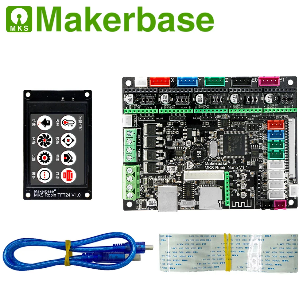 Материнская плата STM32 MKS Robin Nano 2 4 8 3 дюйма сенсорный дисплей аппаратное