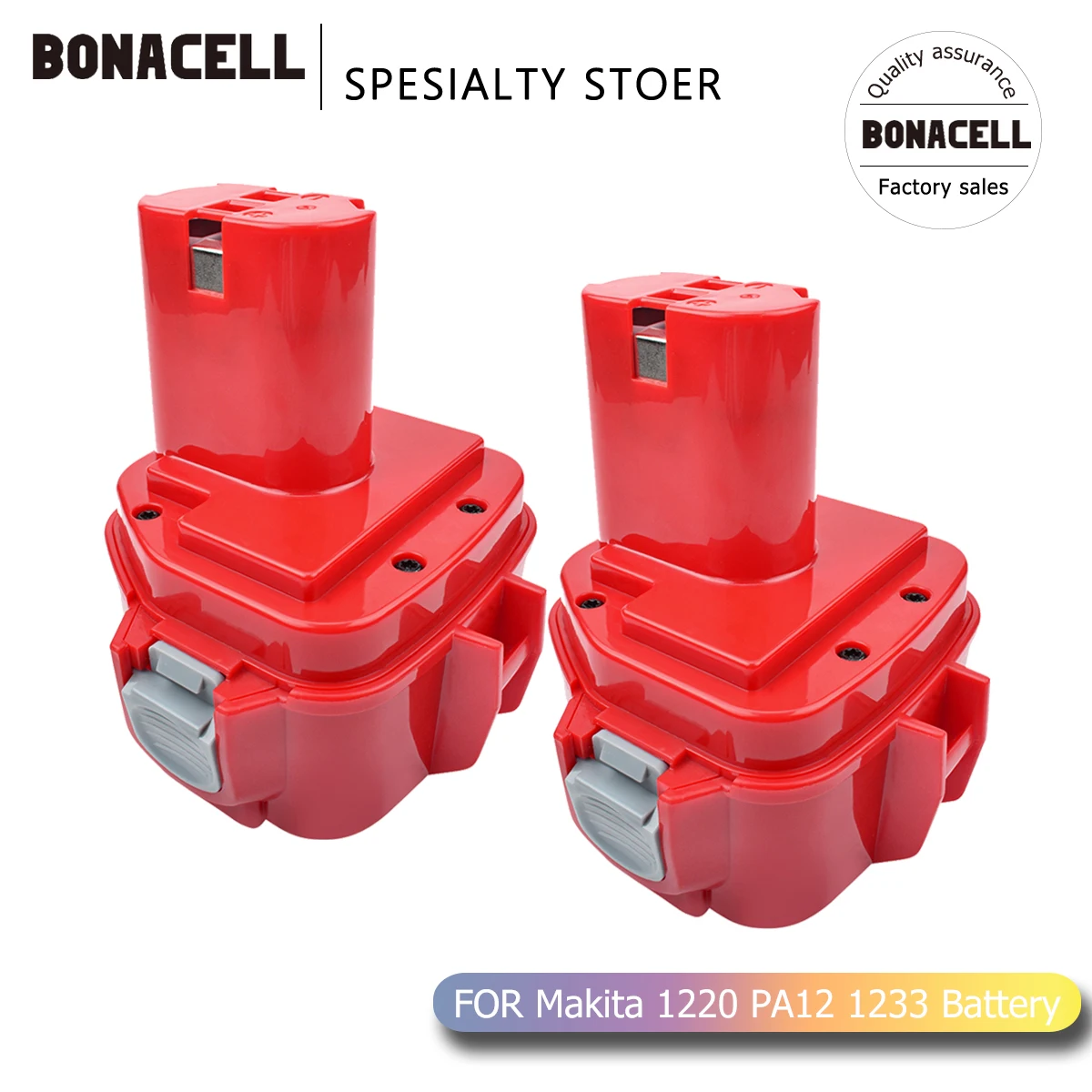 Сменный никель металлогидридный аккумулятор bonacel 12 В 4000 мАч для Makita 1220 PA12 1222 | Перезаряжаемые батареи -4000210588392