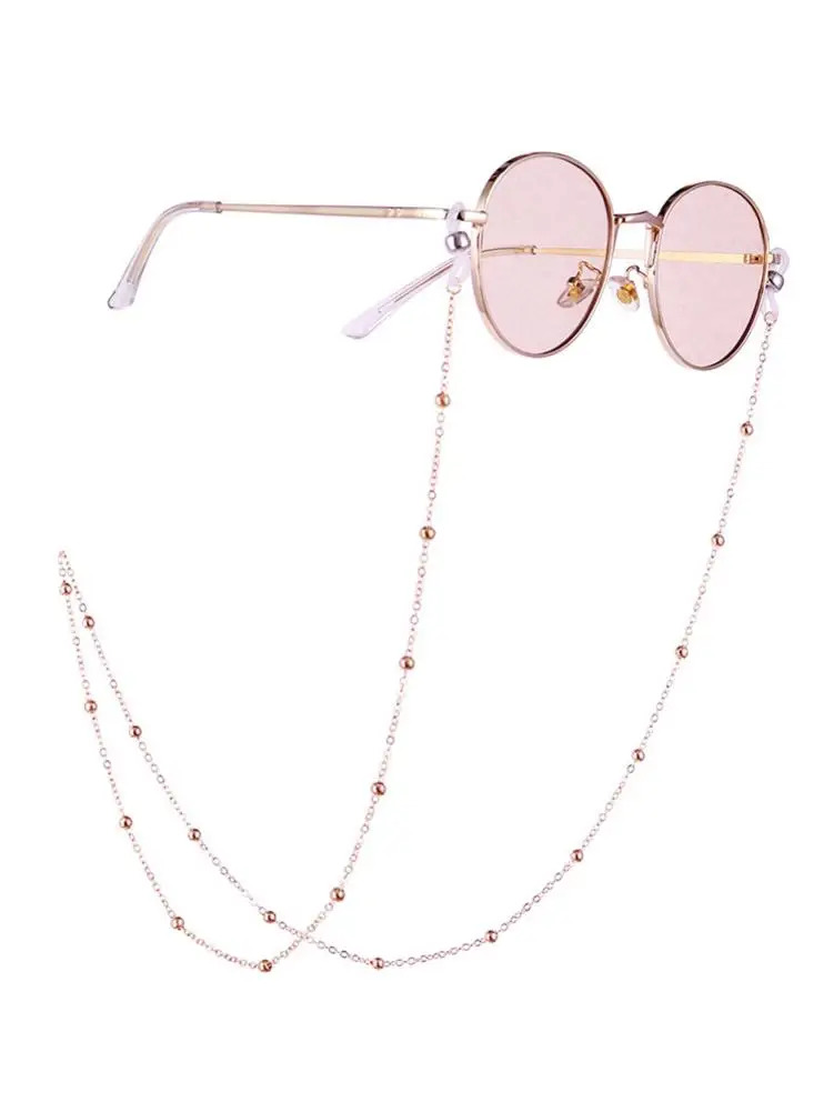 Glasses Chain Women Men Eyewear Accessories Stainless Steel 70CM Eyeglass Chains Sunglasses Reading Beaded Glasses Chain