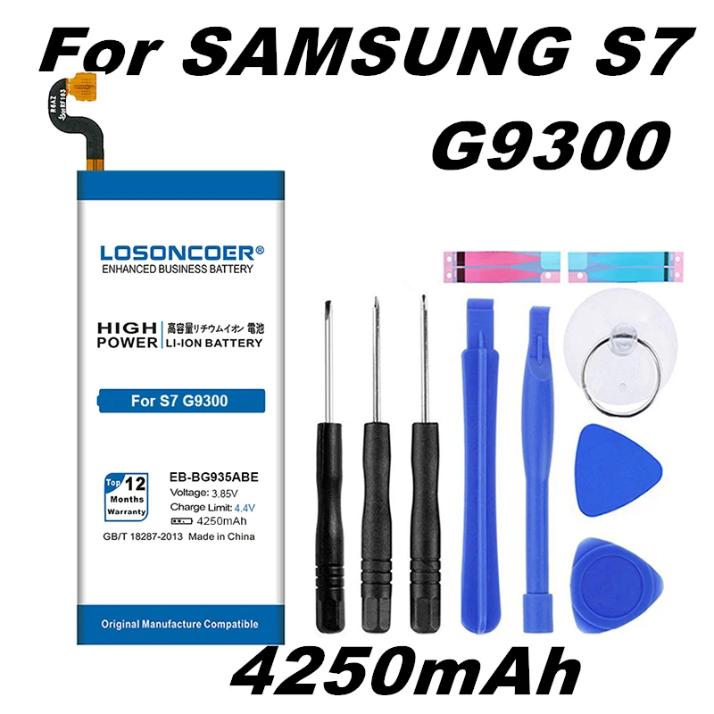 EB-BG935ABE для samsung Galaxy S7 край Батарея G935F G9350 G935 G935FD G935P G935T EB-BG930ABE для samsung S7 Батарея G9300 G930