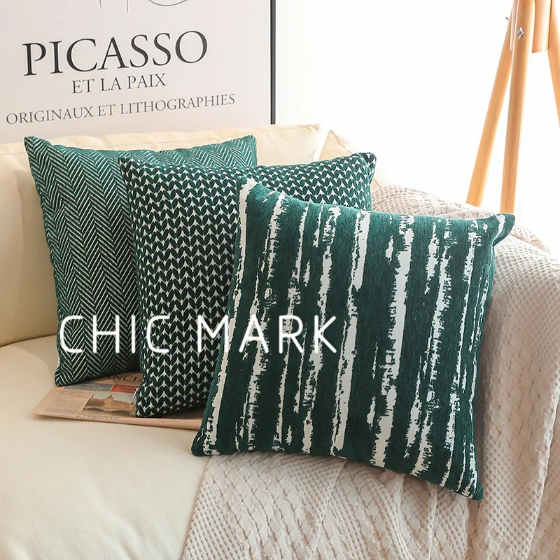 

Summer Striped Pillow Cover Retro Cushion Shabby Chic Cushions Sofa Cover Pastel Colors Sofa Decorative Cushions Room Pillows