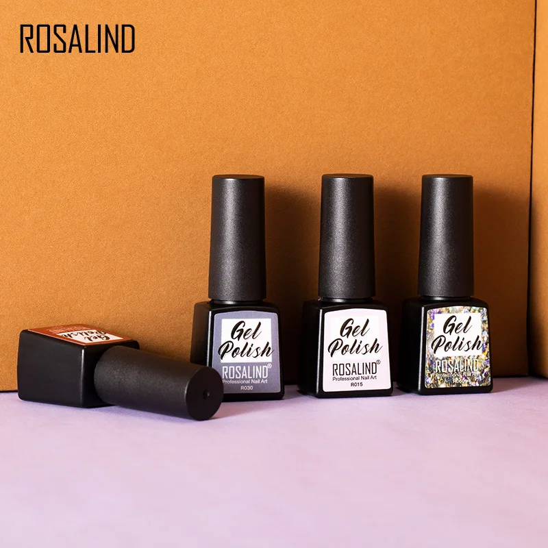 Гель-лак для ногтей ROSALIND 6 шт./компл. 7 3 мл отмачиваемый УФ Гибридный гель маникюра