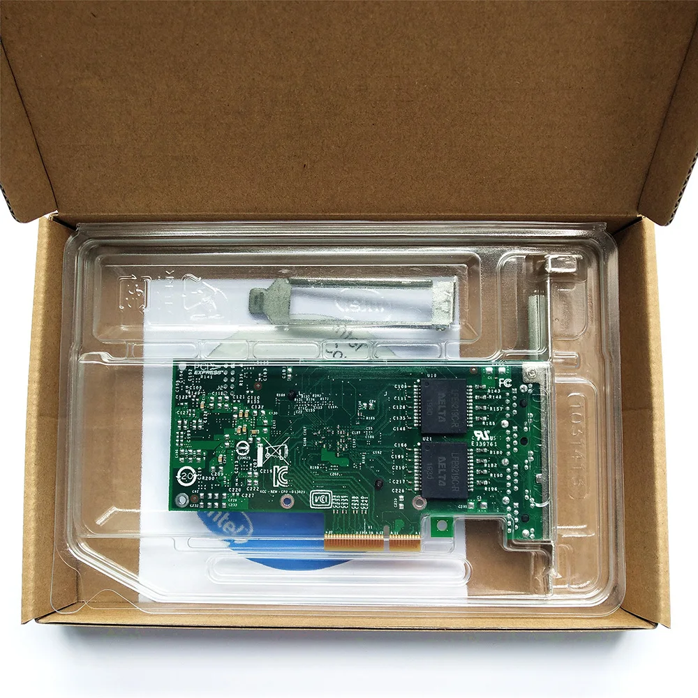 

New INTEL I350T4V2BLK Quad Ports Gigabit Ethernet Network Server Adapter I350-T4 V2
