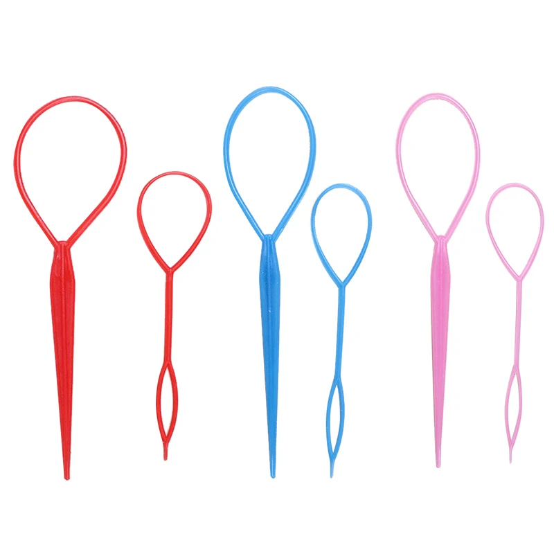 

Plastic Loop Styling Tools 5 Color Topsy Pony Tail Clip Popular 10Pcs Hair Braid Maker Ponytail Creator Hair Styling Tools