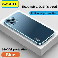 for iphone 13 pro max case new 360%c2%b0 full protection magnetic adsorption metal glass phone sleeve iphone 12 pro max phone cover