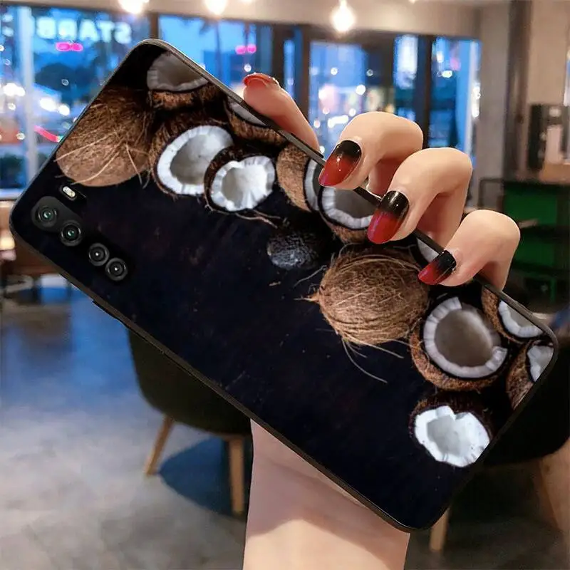 

Summer fruit coconut DIY phone Case cover Shell For Huawei Nova 6se 7 7pro 7se honor 7A 8A 7C Prime2019