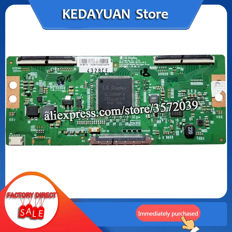 Бесплатная доставка оригинальный 100% тест для LG 6870C 0584A 0584B 43 49 55 дюймов логическая