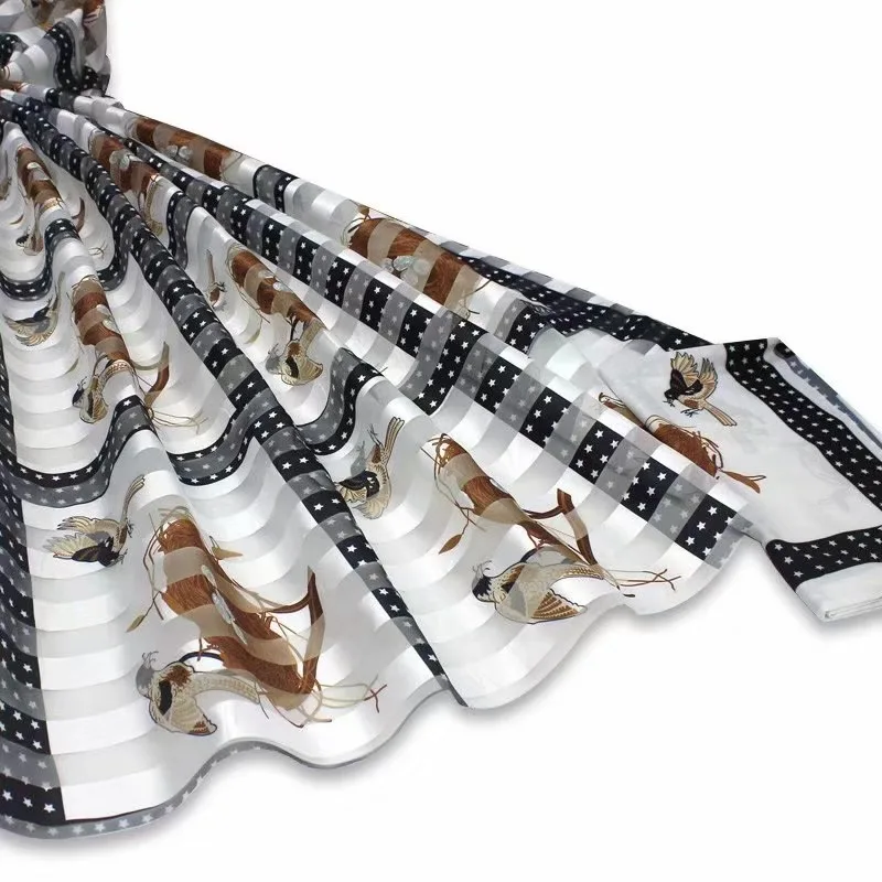 Чистая шелковая ткань органза африканская абкара вощеная принтом 2 + 4 ярдов лента