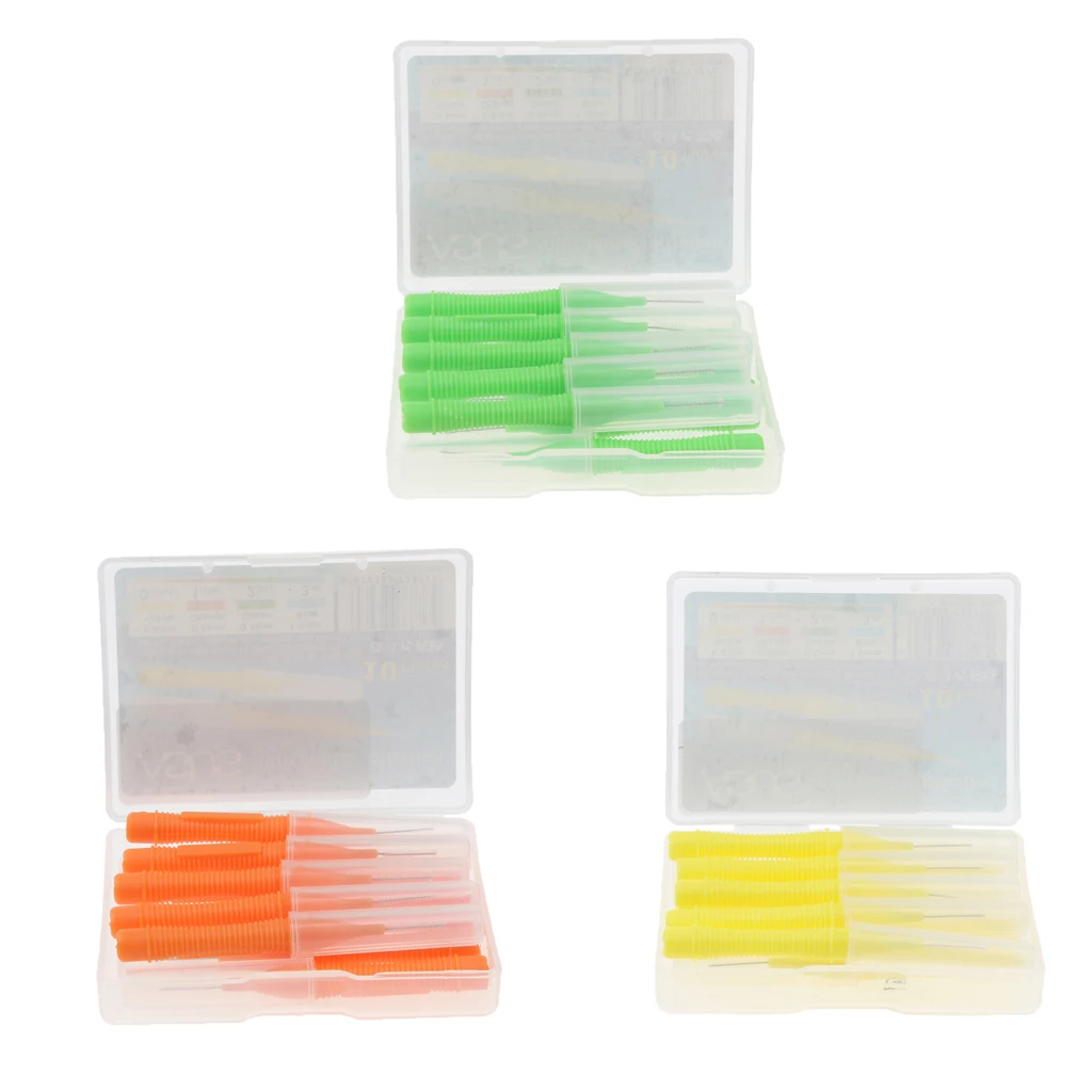 

10 шт. Профессиональный флосс межзубные щетки очистители зубочистка зубов Уход за полостью рта набор