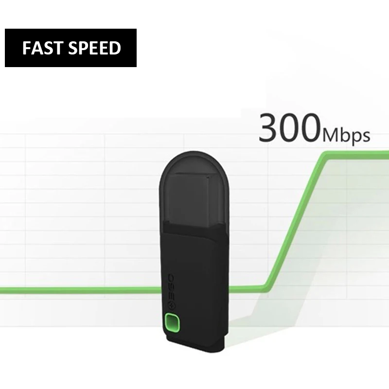 Мини usb беспроводной Wi Fi адаптер 300 Мбит/с приемник ethernet Сетевая карта Поддержка