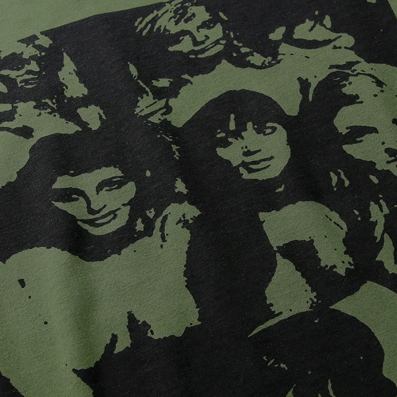 Летний женский Зеленый сексуальный базовый укороченный топ с принтом в стиле 90-х