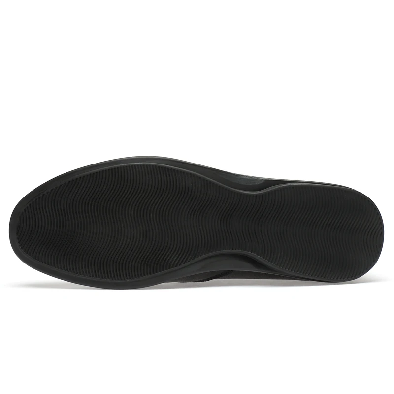 Лоферы CLAXNEO мужские из натуральной кожи дышащие без застежки Мокасины плоская