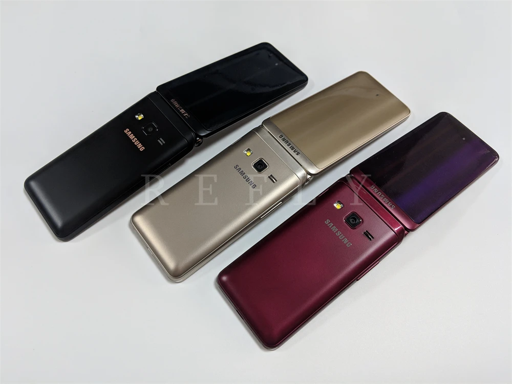 100% Оригинальный разблокирована samsung Galaxy папка 2 G1650 Dual SIM ГБ Оперативная память 16