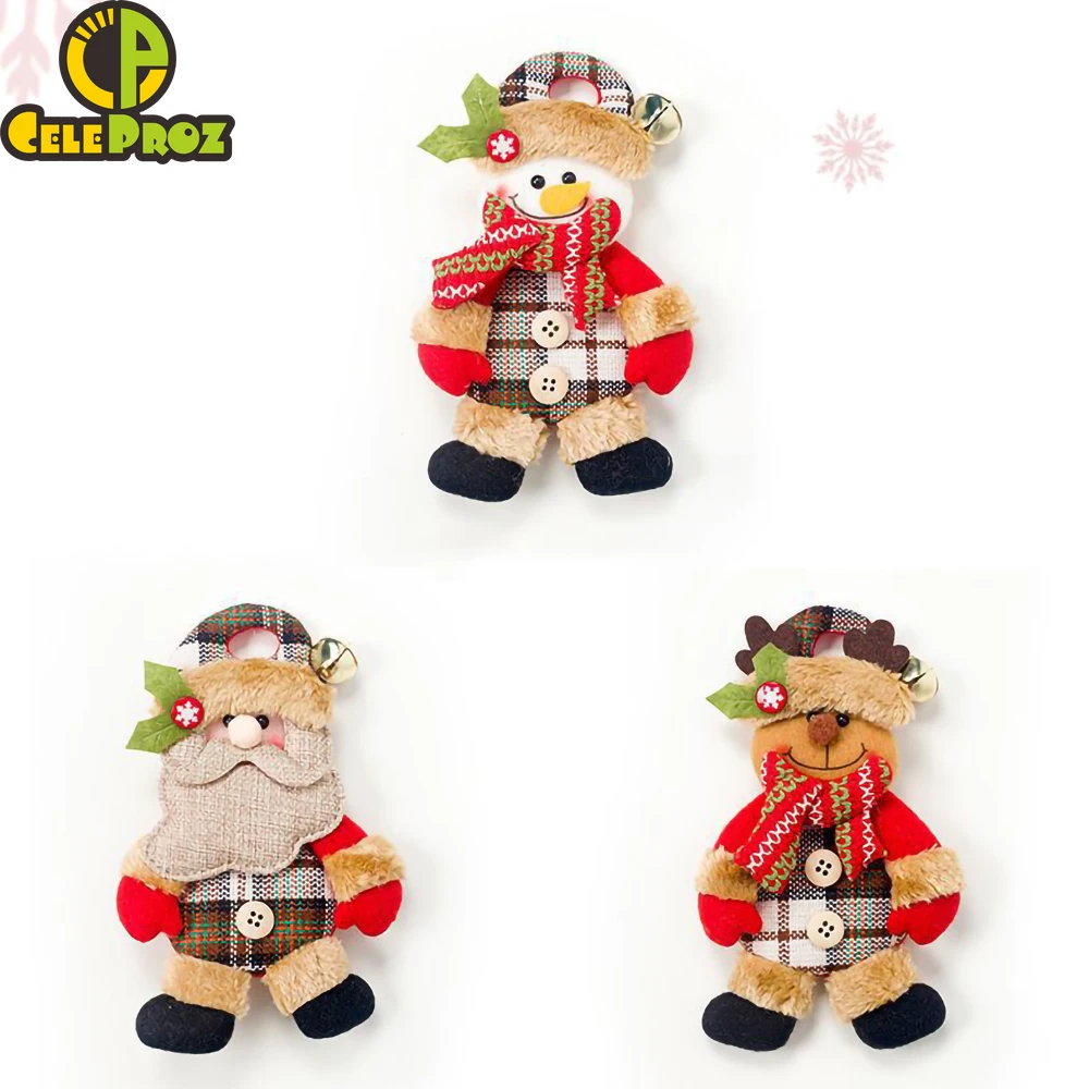 2 шт. Рождественская кукла из ткани рождественская елка декор на новый год