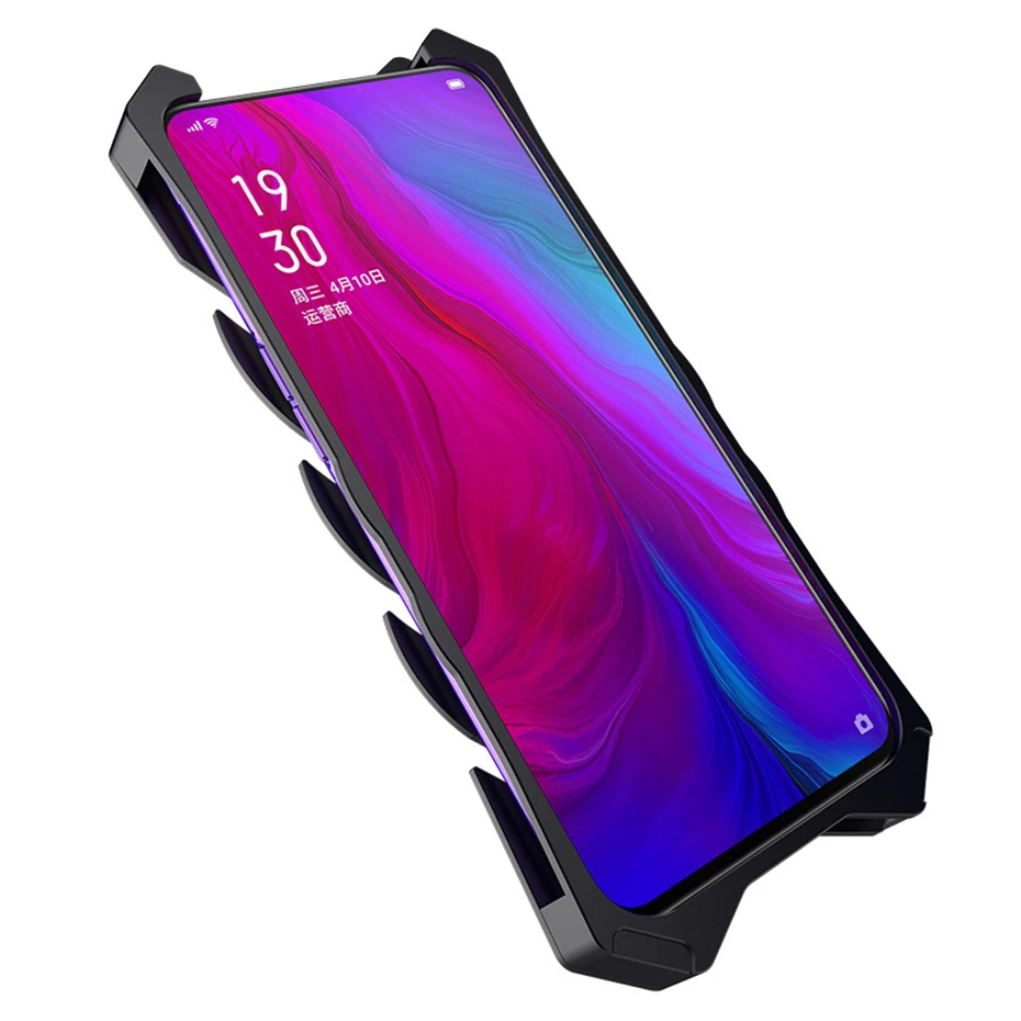 

Zimon For Oppo Reno 10x Zoom Metal Case Luxury Top Aviation Aluminum Shockproof Armor Protective Shell For Oppo Reno Case Capa