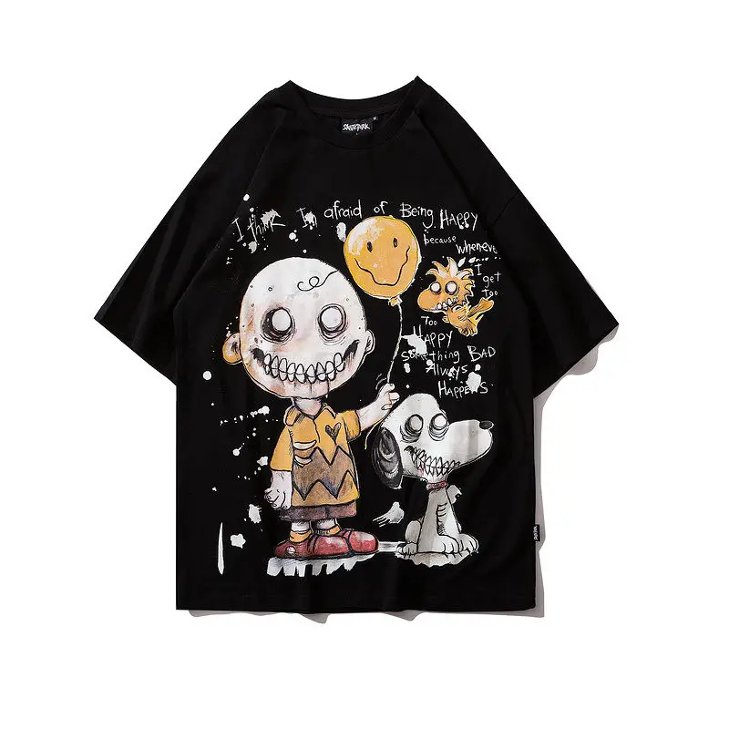 2020 новая мужская футболка с коротким рукавом и круглым вырезом хлопковая