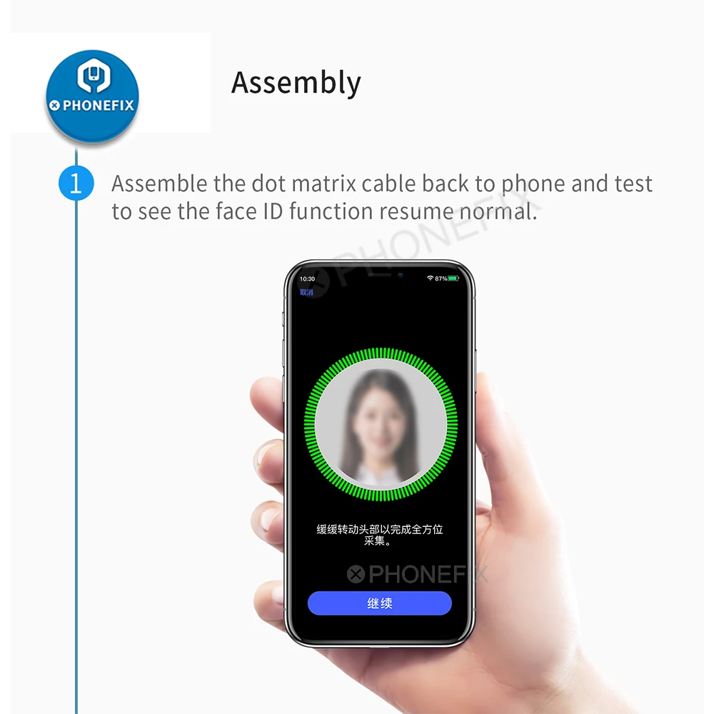 

i2C IFace V8 Programmer Fix iPhone Face ID Not Working on iPhone X-11Pro max Face ID Repair Tool Replace the Dot Matrix Cable
