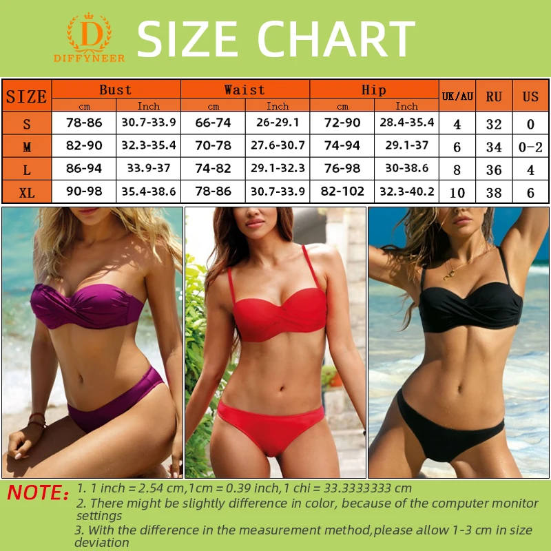 

2021 New Summer Low Waist Bikinis Push Up Swimsuit Women Solid Sexy Bikini 2 Pieces Swimwear Woman Swimsuits Bathing Swim Suits
