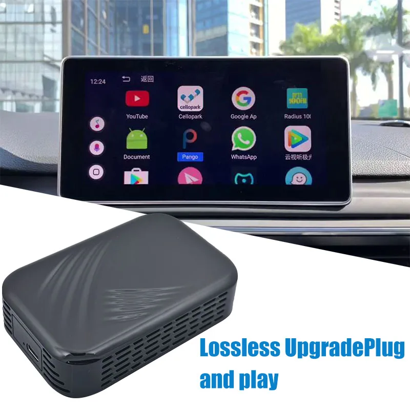 

2021 Apple Carplay AI Box 4+32G Car Multimedia Player CP600 MirrorLink Wireless Carplay Android System Plug & Play Auto TV Box