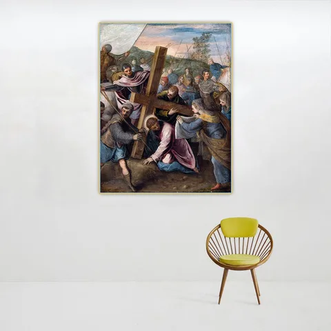 Painting jesus knocking door - купить недорого | AliExpress