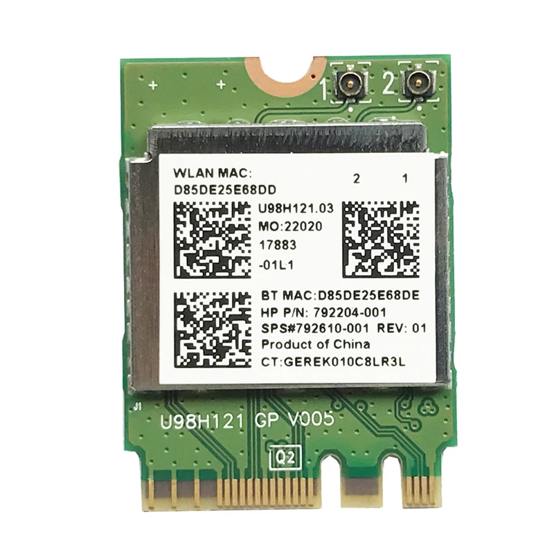 

Мини беспроводной WIFI интерфейс карты RTL8723BE 792204-001 для HP для DELL для Asus