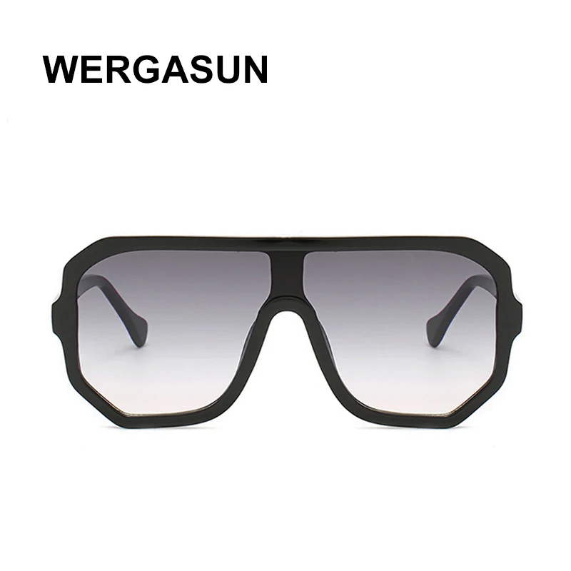 Солнечные очки WERGASUN в квадратной оправе для мужчин и женщин солнцезащитные