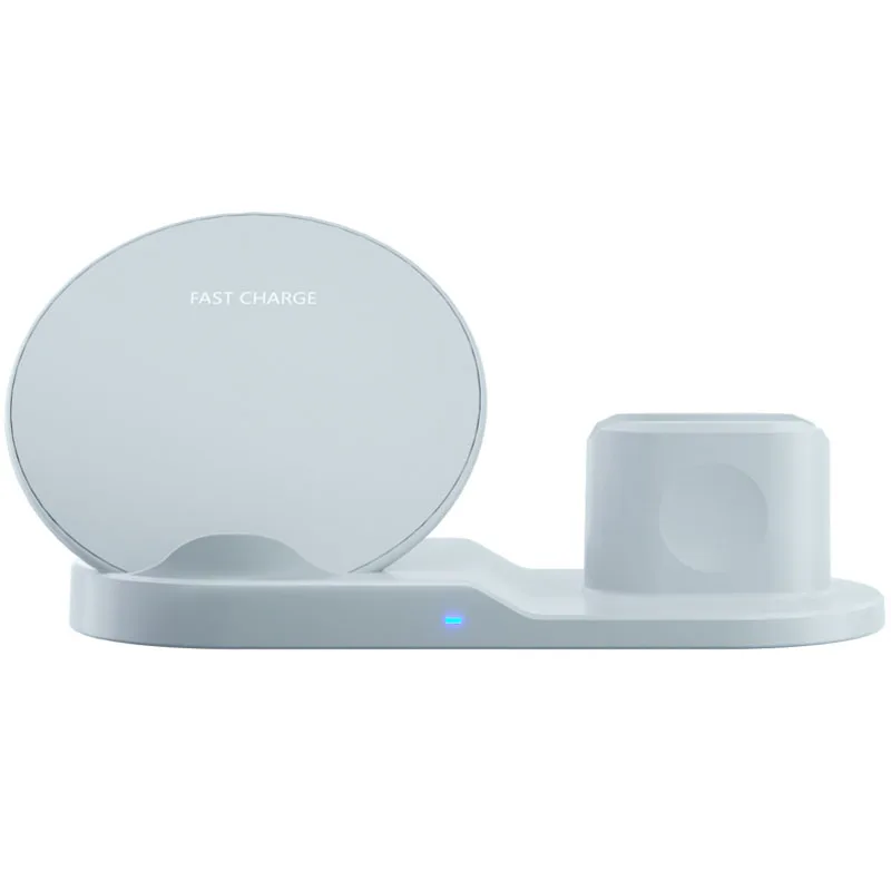 

3 in 1 10W Qi Wireless Charger Dock Stand Fast Charging For iPhone 11 Pro XR XS Max 8 for Apple Watch 2 3 4 5 For AirPods Pro