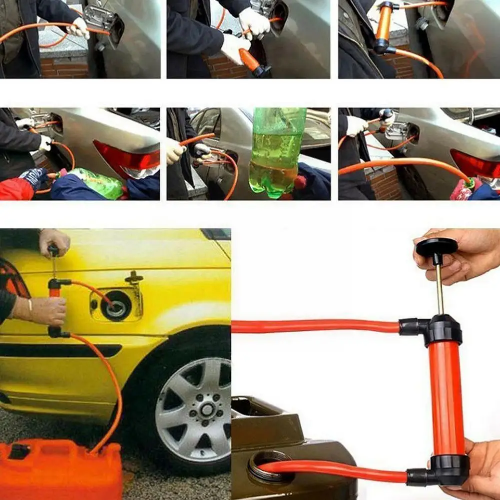 

Car Oil Suction Pipe Auto Oil Change Hand Syringe Oil Gun Pipe Pump Manual Extractor Sucking Vacuum Portable Bump Fuel Extr J5V0