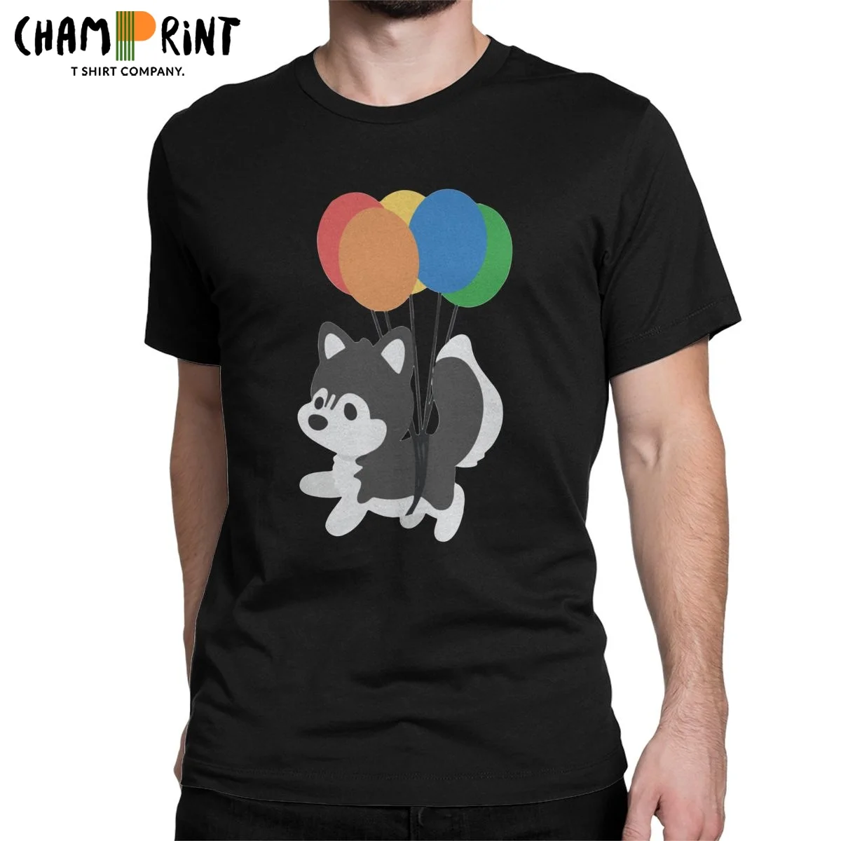 

Мужская Винтажная футболка с коротким рукавом, круглым вырезом и принтом