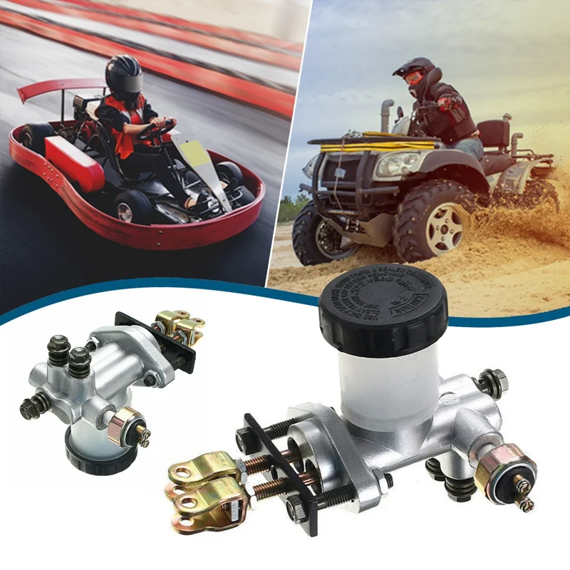 

For ATV Quad Go-Kart Buggy 90cc 110cc 125cc 150cc 200cc 250cc 300cc Motocross Hydraulic Brake Master Cylinder Brake system