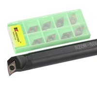 1pc s16q sducr11 s20r sducr11 s25s sducr11 internal turning tool holder dcmt carbide inserts lathe bar cnc cutting tools set