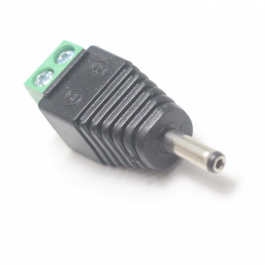 Зеленая вилка-штекер постоянного тока 1 шт. разъем питания 3 5 35 мм Без припоя