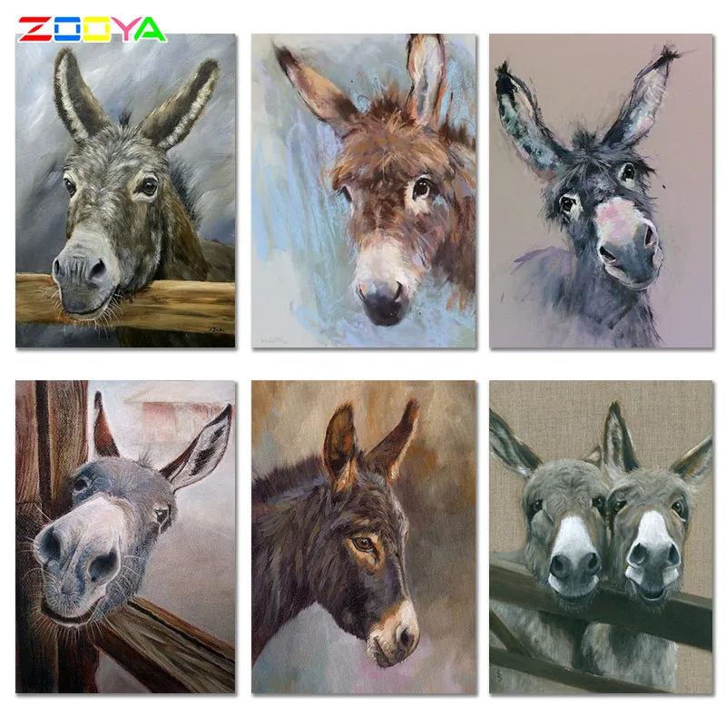 Алмазная вышивка ZOOYA 5D алмазная живопись с животными своими руками полный