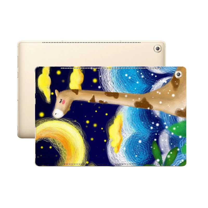 Чехол для планшета с принтом huawei Mediapad T3 10 8 7 Dtab T1-701u M3 Lite 0 M2-801l T1 Btv-dl09 Мягкий