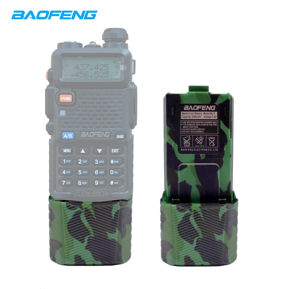 Литий ионная батарея Baofeng 3800 мАч 7 4 В BL 5 двухстороннее радио UV 5R USB зарядный кабель