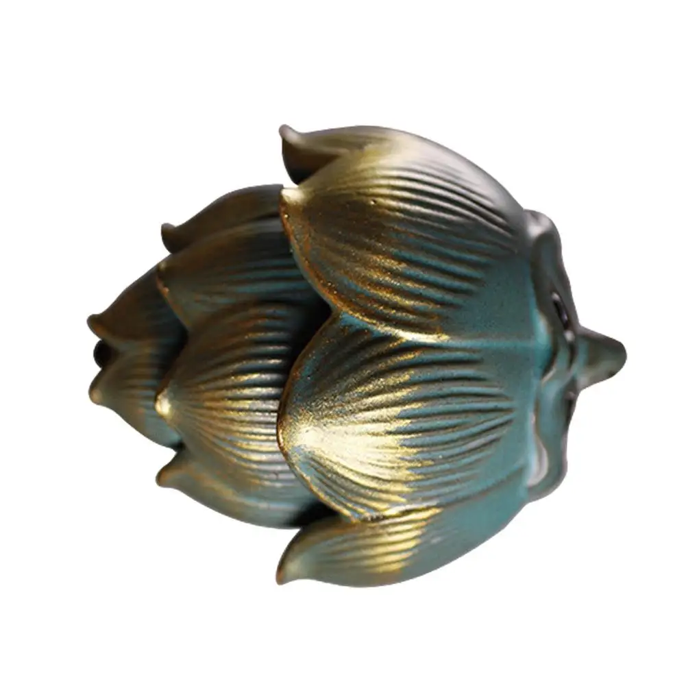 

Ceramic Backflow Incense Burner Waterfall Incense Burner Lotus Incense Holder Ceramic USB Lighting Home Furnishings Decorations