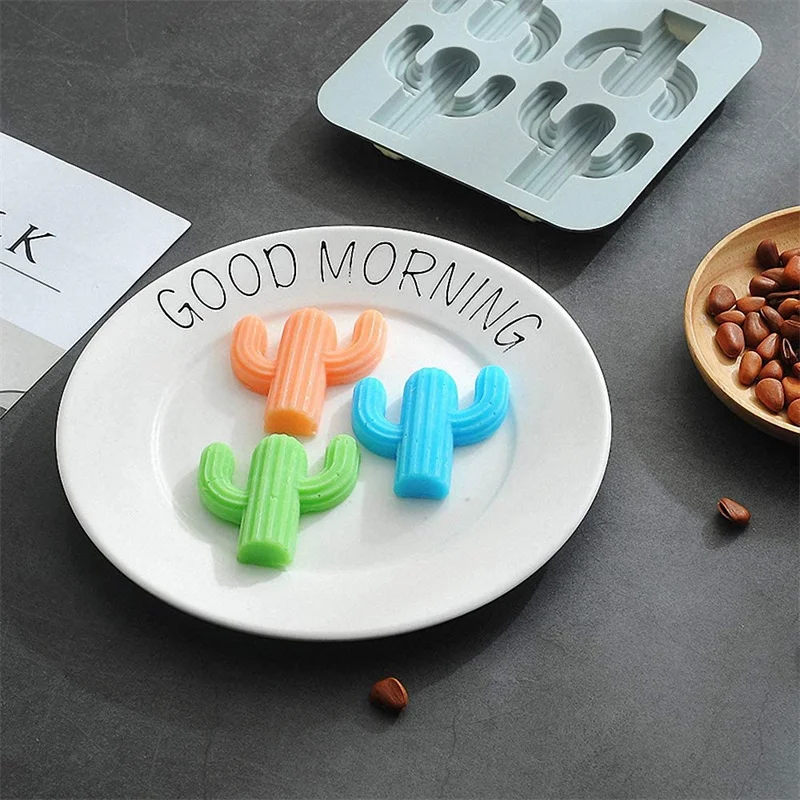 Новинка форма для ледяных кубиков с рисунком кактуса поднос фруктов аксессуары