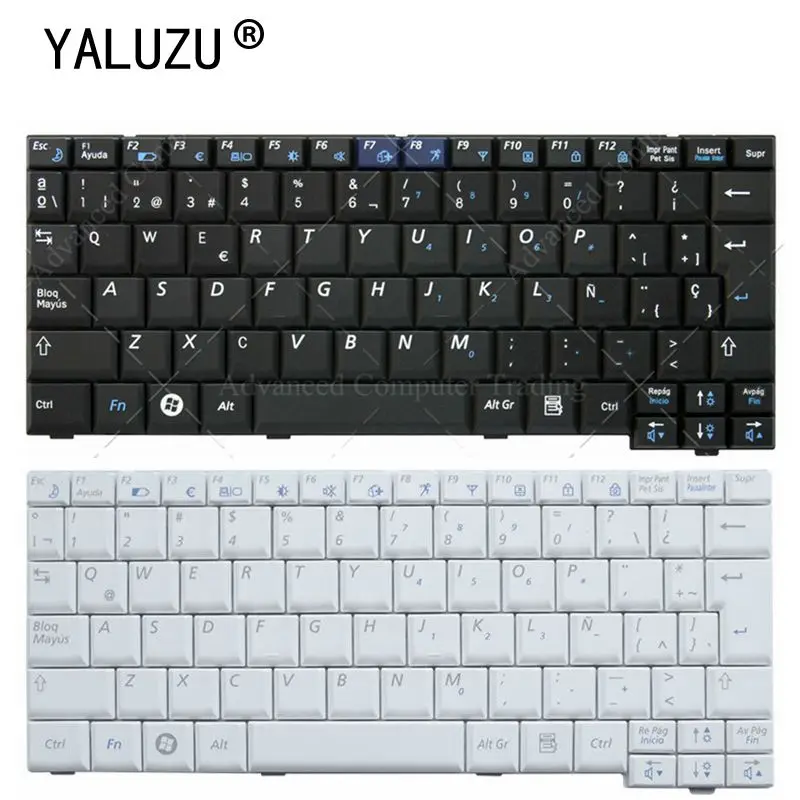 SP Клавиатура для ноутбука SAMSUNG NC10 ND10 N140 N128 N130 N110 N108 N135 испания белый