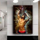 Граффити Бодибилдинг Звездный постер Zyzz Aziz Shavershian фотография на холсте Настенная картина Декор для комнаты Hoom